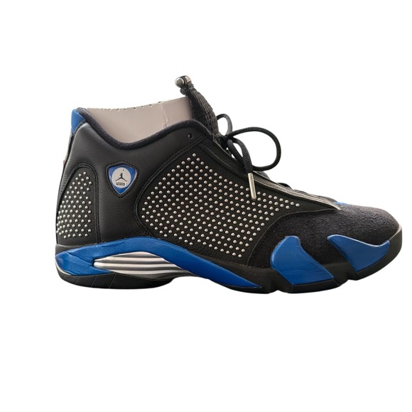 Air Jordan 14 Retro S Supreme Black‎ Varsity Royal BV7630-004 Mens Size 13